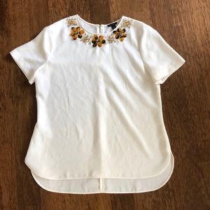 VGUC beaded Ann Taylor Blouse size medium